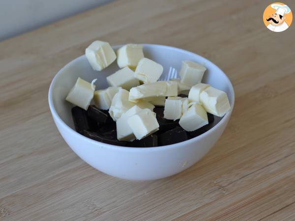 Brownie cioccolato e noci in friggitrice ad aria - Preparazione tappa 3