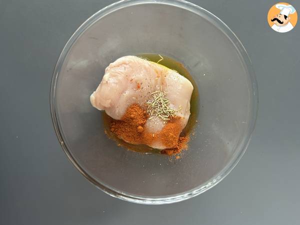 Petto di pollo in friggitrice ad aria: succoso, dorato e pronto in pochi minuti! - Preparazione tappa 1
