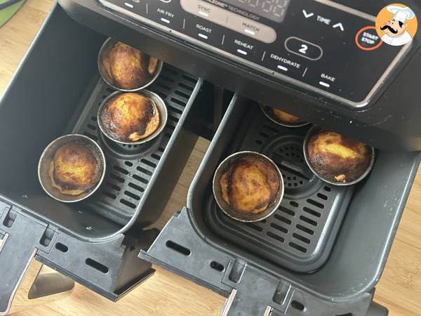 Pasteis de nata perfetti in friggitrice ad aria: croccanti fuori, cremosi dentro - Preparazione tappa 8