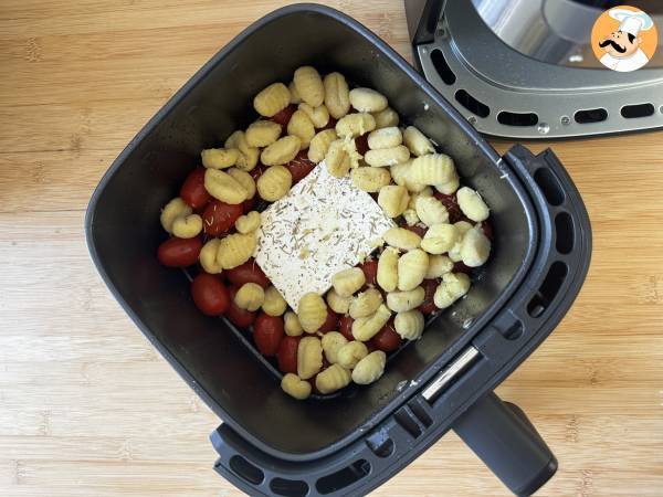 Baked feta gnocchi in friggitrice ad aria, un piatto super veloce per pranzo o per cena! - Preparazione tappa 3