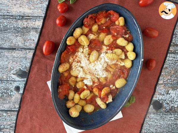 Baked feta gnocchi in friggitrice ad aria, un piatto super veloce per pranzo o per cena! - Preparazione tappa 5
