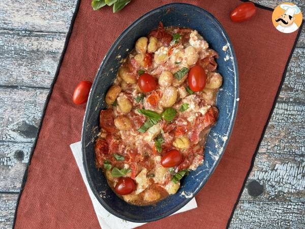Baked feta gnocchi in friggitrice ad aria, un piatto super veloce per pranzo o per cena! - Preparazione tappa 7