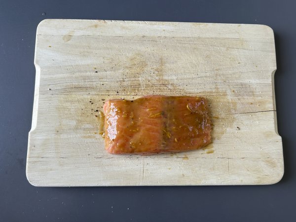 Salmone in crosta di pistacchi: ricetta leggera, veloce e raffinata - Preparazione tappa 3