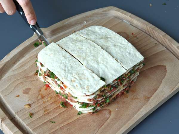Lavash kebab con piadine, il famoso kebab al forno facile da preparare! - Preparazione tappa 6