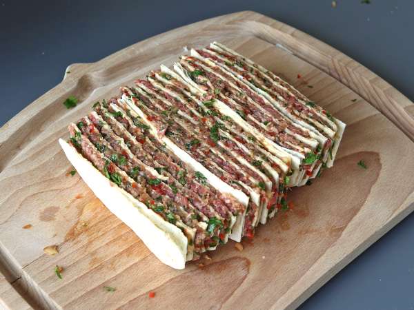 Lavash kebab con piadine, il famoso kebab al forno facile da preparare! - Preparazione tappa 7