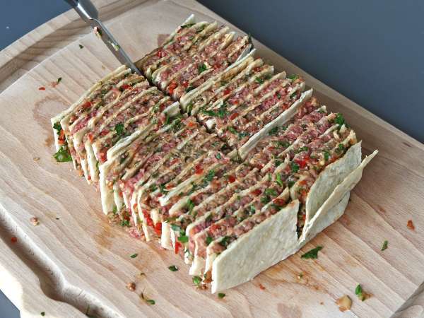 Lavash kebab con piadine, il famoso kebab al forno facile da preparare! - Preparazione tappa 8
