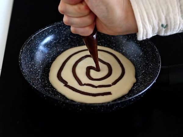 Pancake alla cannella - Cinnamon rolls pancake - Preparazione tappa 5