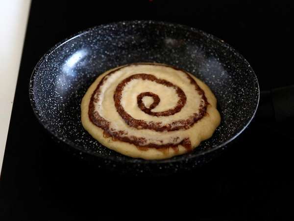 Pancake alla cannella - Cinnamon rolls pancake - Preparazione tappa 6