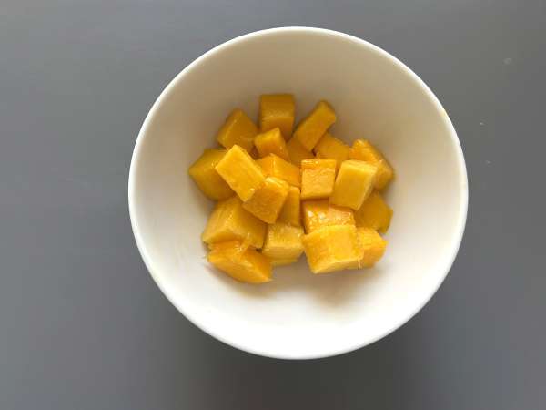 Confettura di mango fatta in casa con soli 3 ingredienti! - Preparazione tappa 1