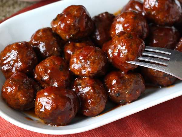 Polpette in friggitrice ad aria con salsa agrodolce stile barbecue: ricetta facile e gustosa - Preparazione tappa 9