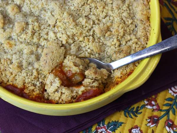 Crumble di ratatouille: un piatto al forno facile e veloce da preparare - Preparazione tappa 7