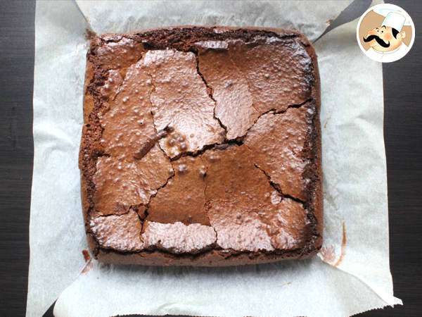 Brownie al cioccolato fondente facile e veloce: ricetta originale morbida e golosa - Preparazione tappa 6