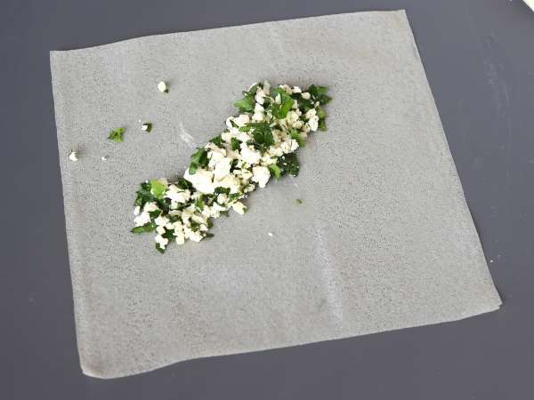 Rqaqat Jibneh: gli involtini libanesi vegetariani in friggitrice ad aria - Preparazione tappa 2