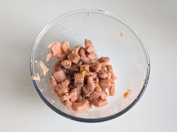 Lasagne al salmone con burrata e pistacchi cremose e croccanti - Preparazione tappa 1