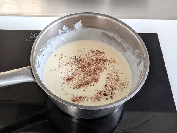 Lasagne al salmone con burrata e pistacchi cremose e croccanti - Preparazione tappa 4