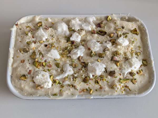 Lasagne al salmone con burrata e pistacchi cremose e croccanti - Preparazione tappa 7