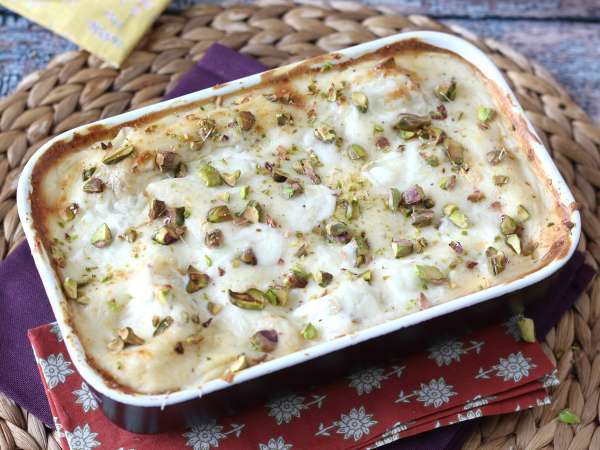 Lasagne al salmone con burrata e pistacchi cremose e croccanti - Preparazione tappa 9