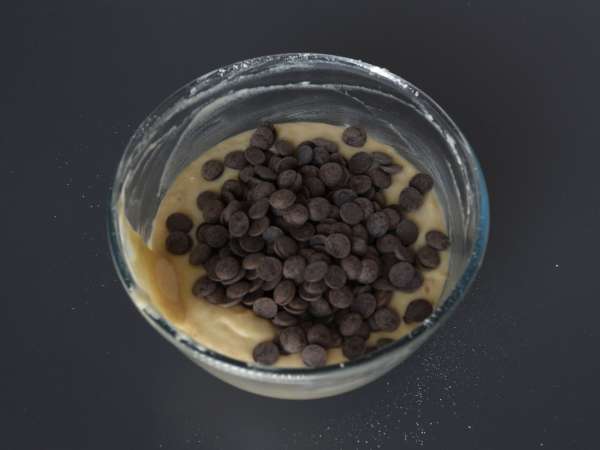 Muffin alla banana e gocce di cioccolato extra gourmet - Preparazione tappa 5