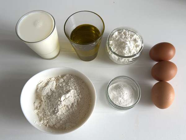 Pastella per torta salata nel frullatore: facile veloce e soffice - Preparazione tappa 1