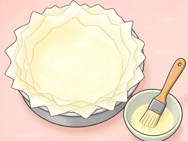 Torta rustica di phyllo con ricotta, spinaci e verdure mediterranee - Preparazione tappa 6