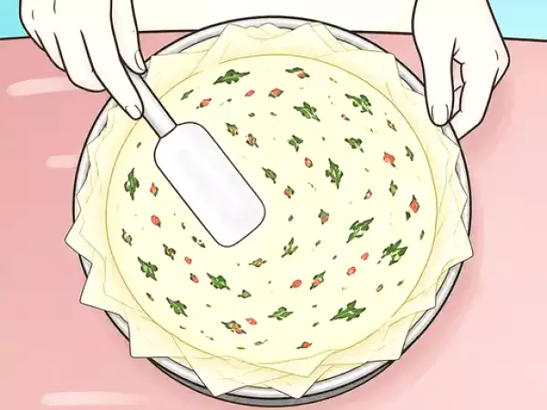 Torta rustica di phyllo con ricotta, spinaci e verdure mediterranee - Preparazione tappa 7