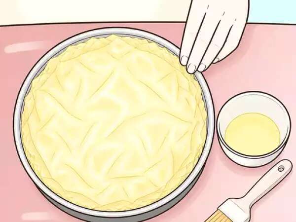 Torta rustica di phyllo con ricotta, spinaci e verdure mediterranee - Preparazione tappa 8