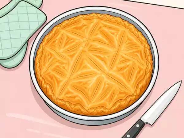 Torta rustica di phyllo con ricotta, spinaci e verdure mediterranee - Preparazione tappa 10
