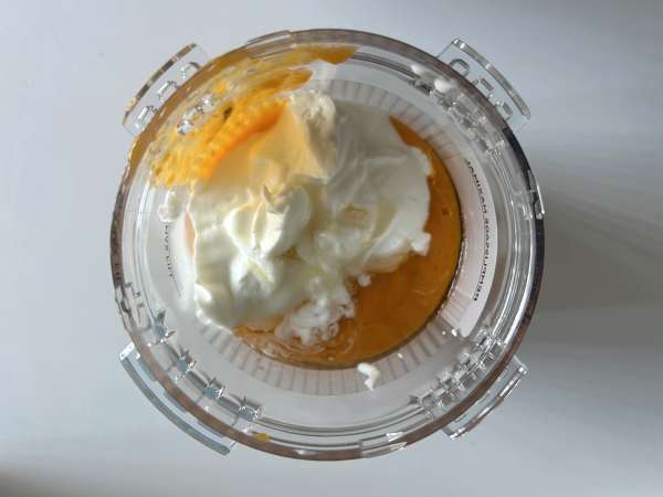 Gelato alle albicocche arrostite con la Ninja Creami - Preparazione tappa 4