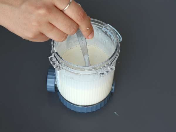 Mcflurry al caramello con il Ninja Creami - Preparazione tappa 2
