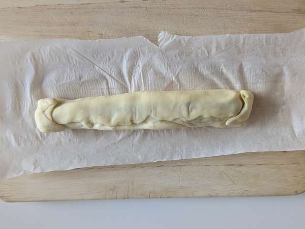 Rustici di salsiccia e formaggio in friggitrice ad aria - Preparazione tappa 5