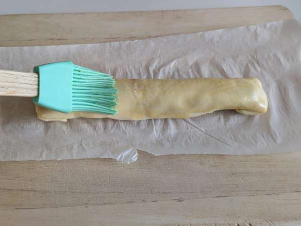 Rustici di salsiccia e formaggio in friggitrice ad aria - Preparazione tappa 6