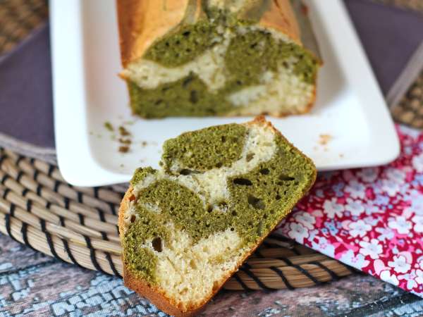 Plumcake marmorizzato al tè matcha soffice e goloso - Preparazione tappa 11