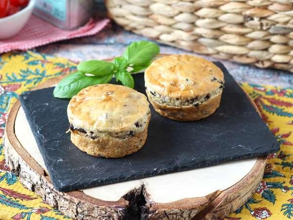 Tortini salati con olive e Philadelphia in friggitrice ad aria - Preparazione tappa 8