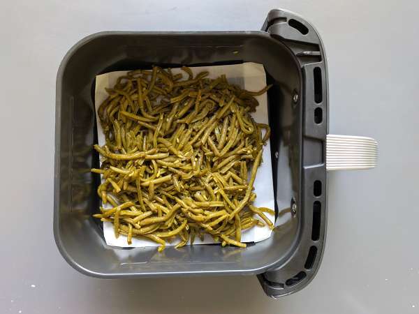 Fagiolini alla thailandese in friggitrice ad aria - Preparazione tappa 3