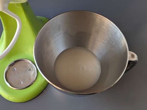Focaccia rustica con cipolla e rosmarino - Preparazione tappa 1