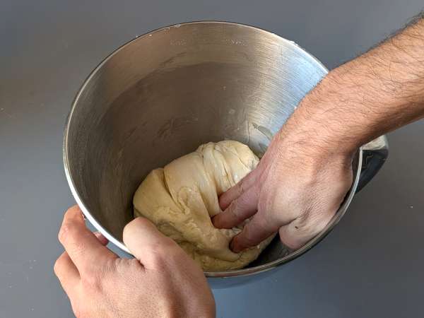 Focaccia rustica con cipolla e rosmarino - Preparazione tappa 5