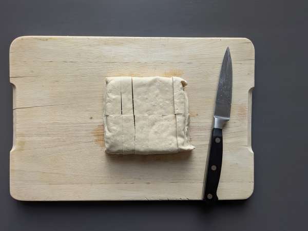 Nuggets di tofu e fagiolini alla thailandese in friggitrice ad aria - Preparazione tappa 2