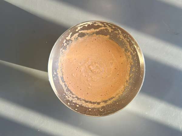 Pancake salati alle lenticchie corallo: ricetta proteica facile e gustosa - Preparazione tappa 3