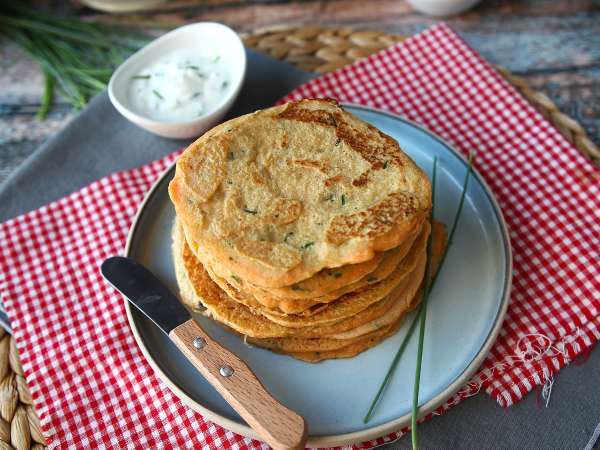 Pancake salati alle lenticchie corallo: ricetta proteica facile e gustosa - Preparazione tappa 9
