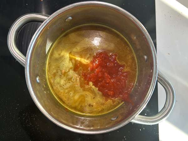 Curry di lenticchie rosse al latte di cocco facile e cremoso - Preparazione tappa 5