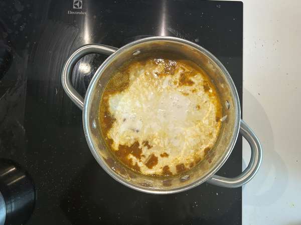 Curry di lenticchie rosse al latte di cocco facile e cremoso - Preparazione tappa 6