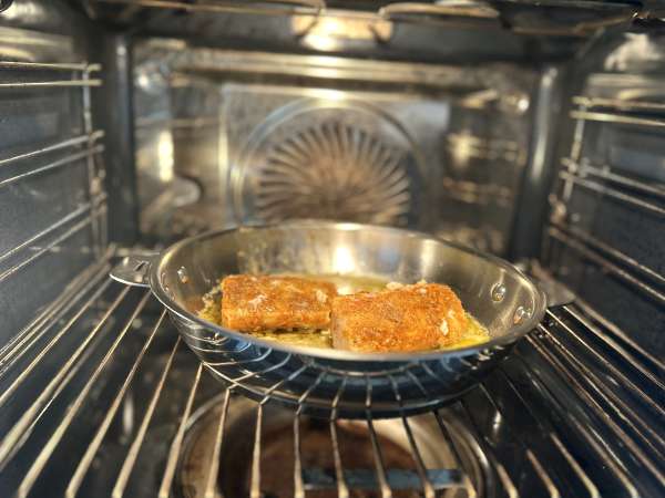 Filetti di merluzzo al limone e spezie con patate al vapore e fagiolini - Preparazione tappa 7