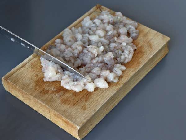 Bocconcini croccanti di gamberetti in friggitrice ad aria - Preparazione tappa 1