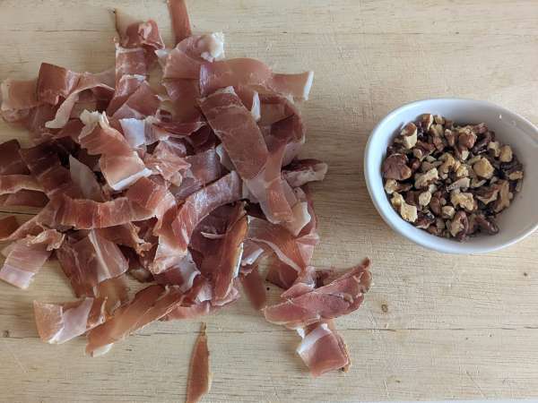Lasagne con zucca, speck e noci cremose e croccanti - Preparazione tappa 6