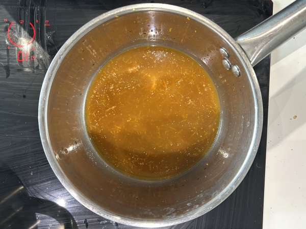 Tofu croccante all'arancia vegetariano con salsa agrodolce - Preparazione tappa 3