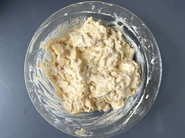 Torta di mele morbidissima con streusel croccante - Preparazione tappa 5