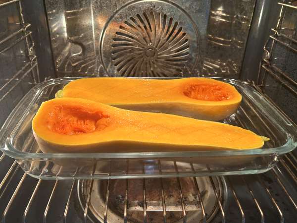 Lasagne con zucca butternut, spinaci e ricotta - Preparazione tappa 1