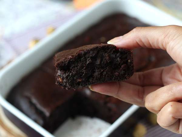 Brownie alla patata dolce senza burro né olio - Preparazione tappa 7