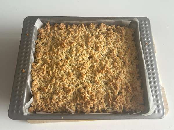 Szarlotka: torta di mele polacca con copertura sbriciolata e croccante - Preparazione tappa 13