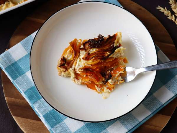 Gratin di zucca in friggitrice ad aria - Preparazione tappa 8
